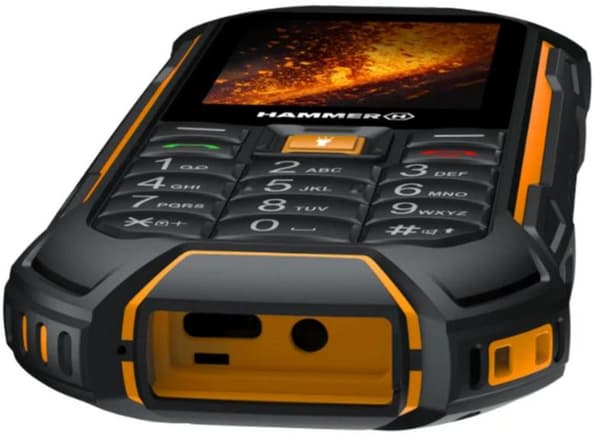 HAMMER Boost 2 LTE svart och orange mobiltelefon