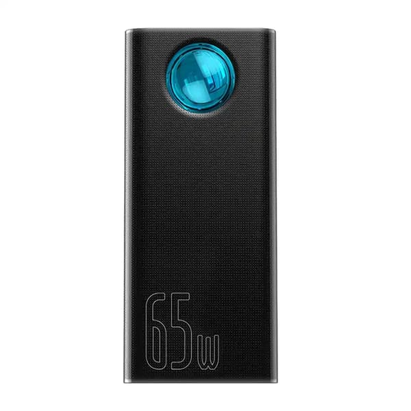 Baseus Amblight Powerbank 30000mAh, 4xUSB, USB-C, 65W (Sort)