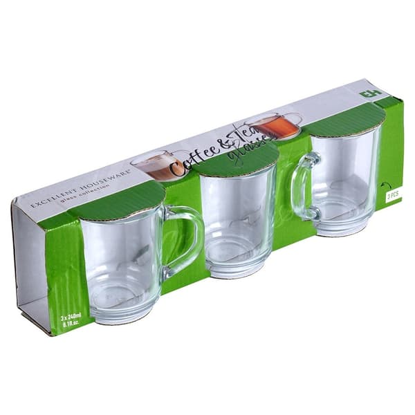 Kahvi- ja teekupit 230 ml 3 kpl