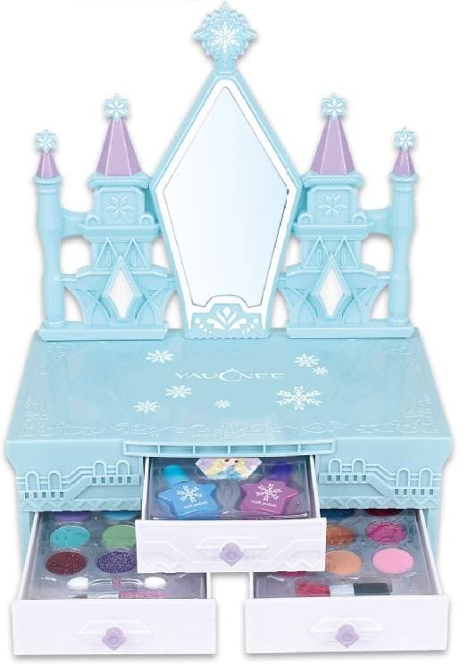 XXL nagellackboxset prinsessslott sminksamling för barn