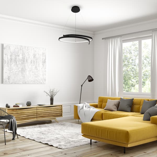 LORENZO LED HÆNGELAMPE SORT MILAGRO ML1583