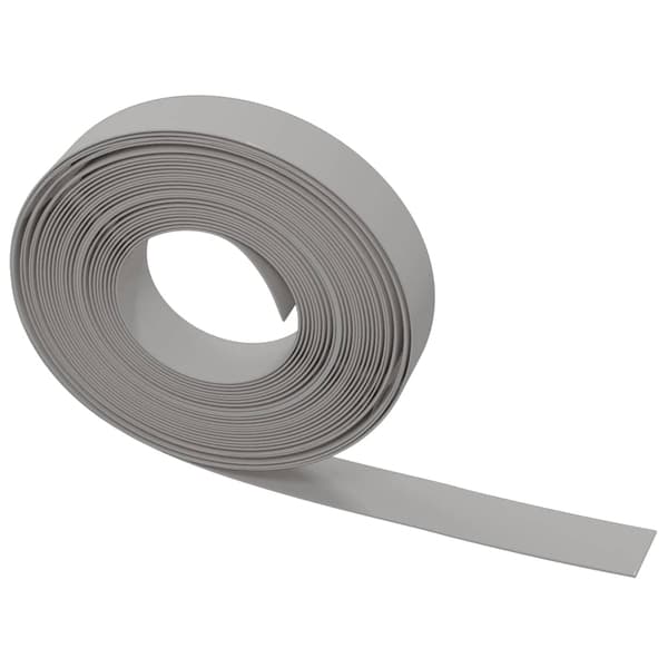 vidaXL Trädgårdskant, 5 st, Grå, 10 m, 10 cm, Polyeten