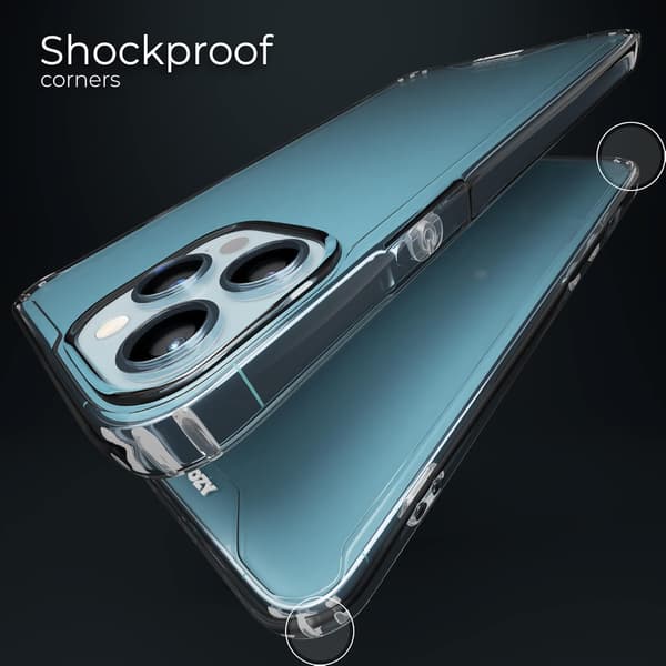 Apple iPhone 13 Pro Max 6.7" suojakuori, läpinäkyvä silikonitausta