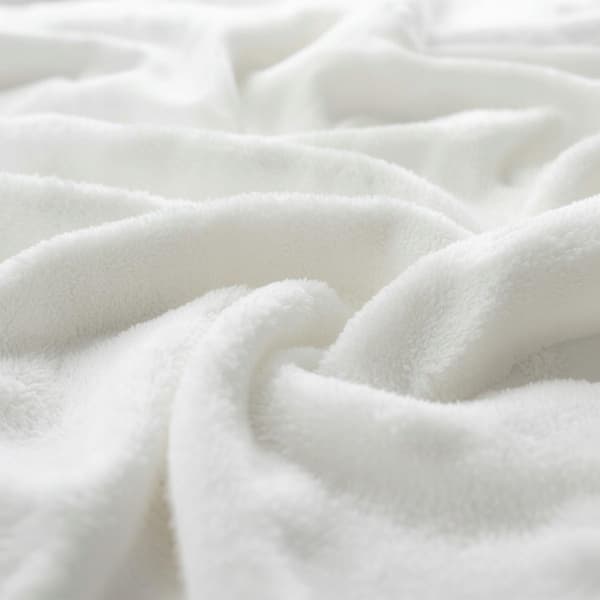 Lakan Thermosoft i fleece - Vit 220x200