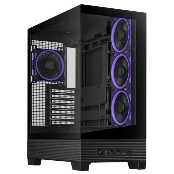 ASUS A31 PLUS TG ARGB Sort Midi Tower Computerkabinet