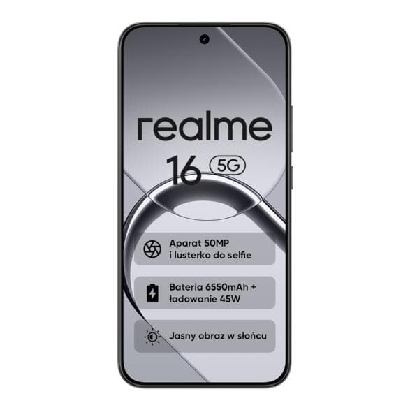REALME 16 5G Smartphone 8GB/256GB Hvid