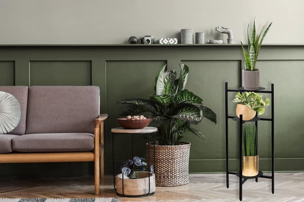 Tretorri sort Loft blomsterstander