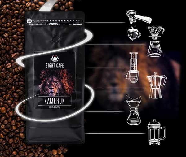 Nyrostat malet kaffe Arabica Kamerun 500g