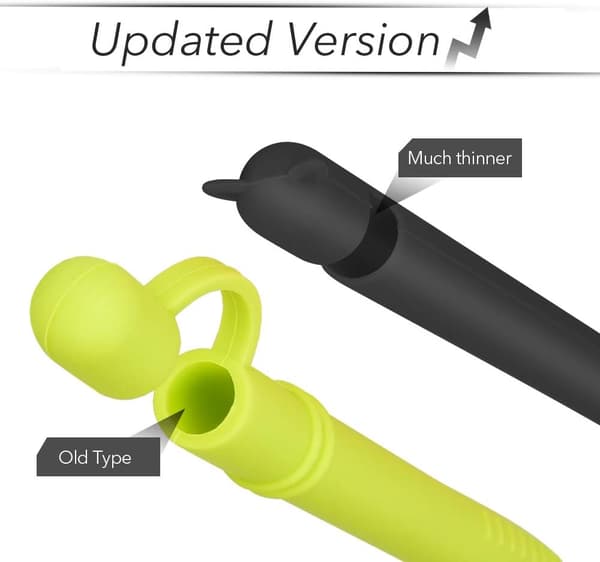 SILIKONE STYLUS-ETUIL TIL APPLE IPAD PRO 9.7/10.5/12.9 SORT
