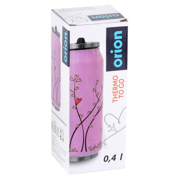 Termosmuki, vaaleanpunainen sydän, 400 ml