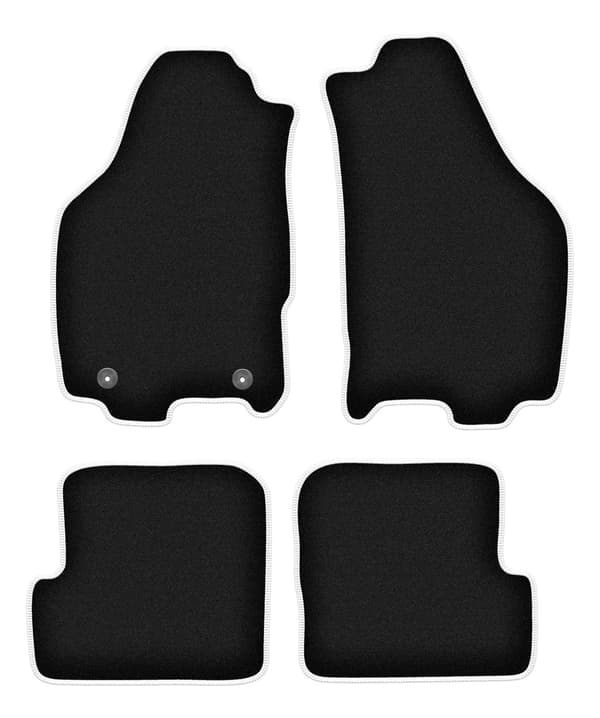 Bilmattor CARLUX-SILVER för Lancia Ypsilon II hatchback (2003-2011)