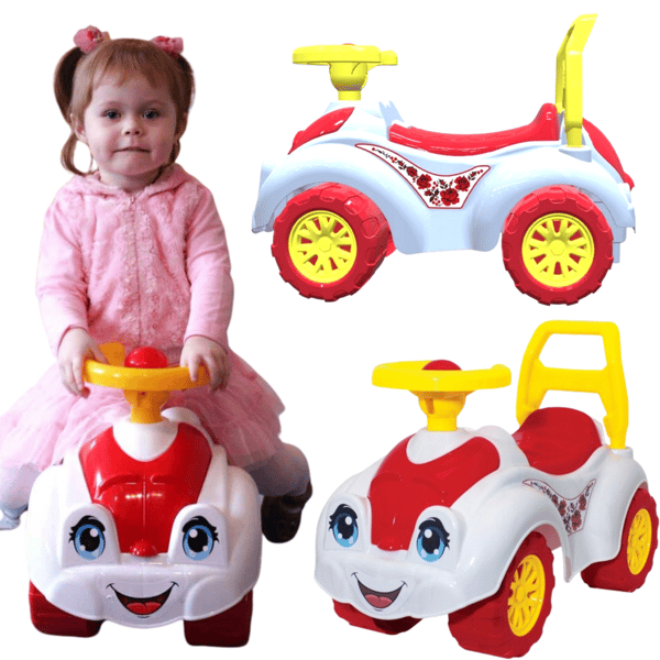 ÅKBIL, PUSHER, GÅNGBIL, BIL, HAPPY CAR 3503