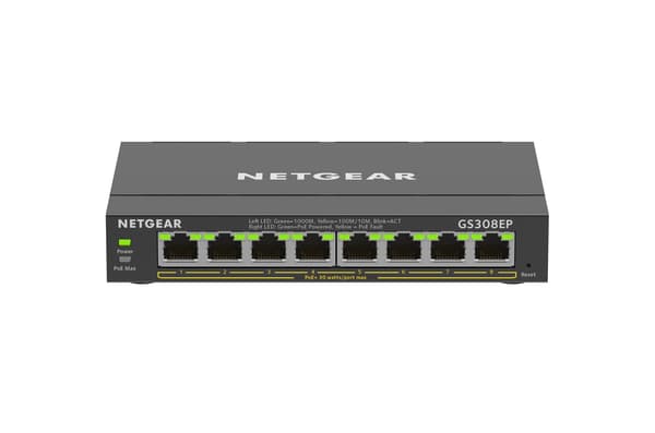 Kytkin Netgear GS308EP-100PES