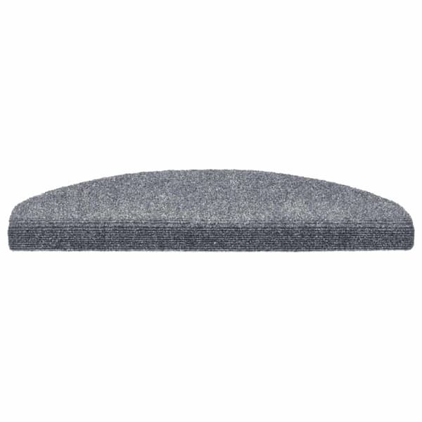 vidaXL selvklæbende trappemåtter 20 stk. lysegrå 65x21x4 cm