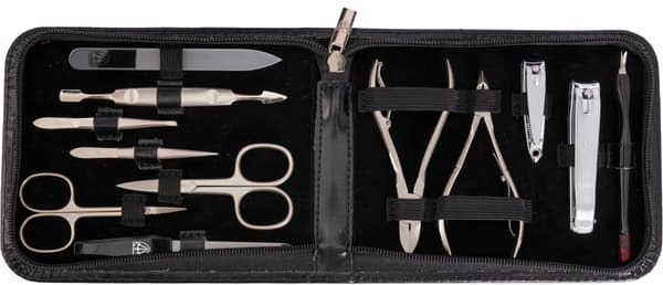 Kellermann 5191 MC N Mat - Manikyr- och pedikyrset 12 delar i etui