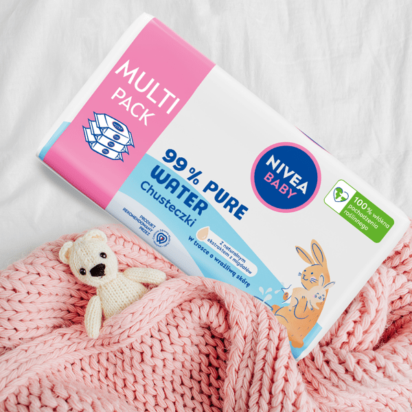 NIVEA BABY Våtservetter 99% renat vatten 3 x 57 st