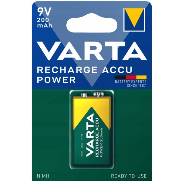 BATTERI VARTA R2U 200mAh 56722 9V 55081