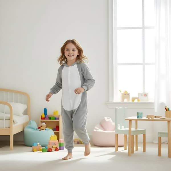 Mickey Mouse Kigurumi Pyjamas Kostume 125-135cm