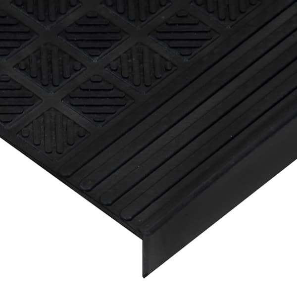 vidaXL trappetrin, 5 stk., 25x75 cm, gummi
