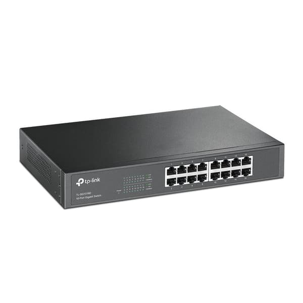 TP-LINK TL-SG1016D Switch 16-portars Gigabit, Svart