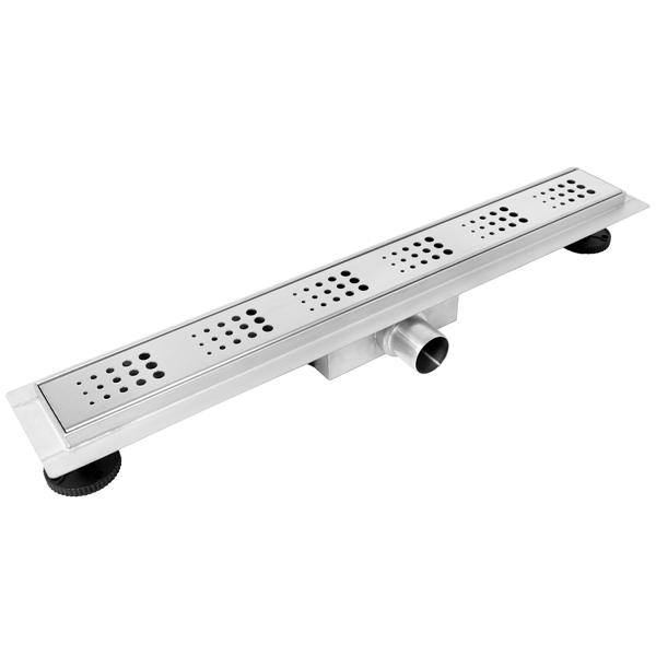 Decor Next Drops Lineært Afløb 70 cm Dekorativ Krom