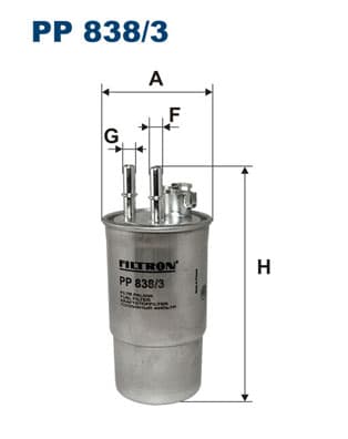 BRÆNDSTOFFILTER PP8383 FILTRON
