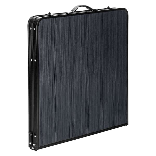 TRIP foldbart campingbord 120x60 cm sort træ sort