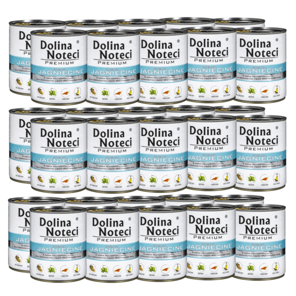 Vådfoder til hunde Dolina Noteci Lam 30x800g