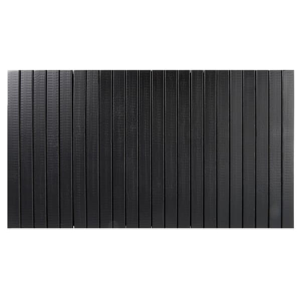 Bambu rullattava musta pöytämatto 44x24 cm