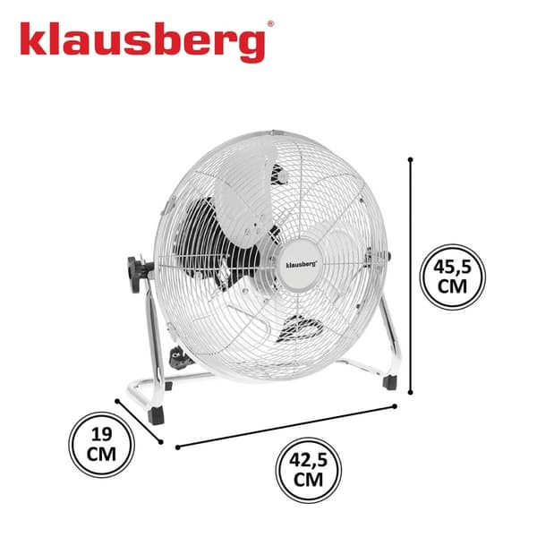 VENTILATOR GULVCIRKULATIONSPUMP 60W KLAUSBERG KB-7516