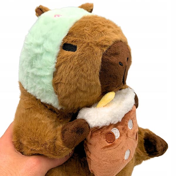 Bamse Kapibara Dinosaur Shake Krammebamse 30 cm