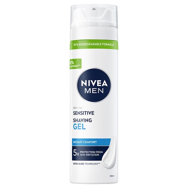 NIVEA Sensitive lugnande rakgel 200 ml