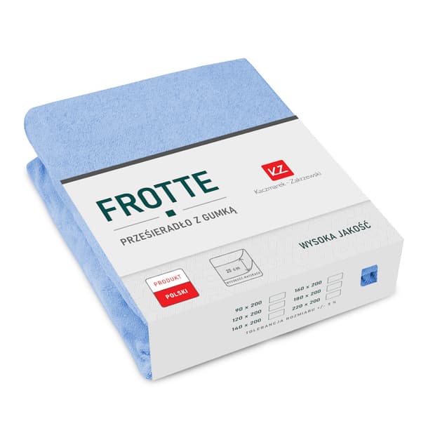 Frotee aluslakana 90x200 sininen PAKSU