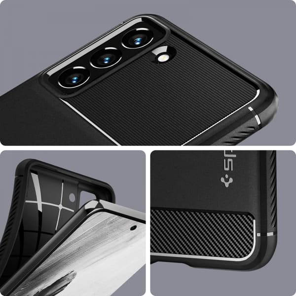 SPIGEN RUGGED ARMOR GALAXY S21 FE MATTSVART