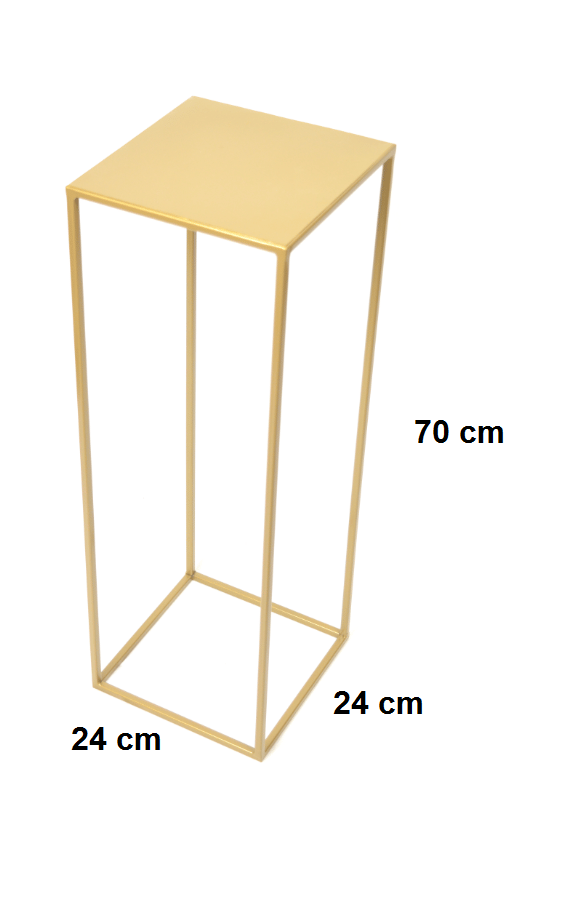 Loft blomställning 70cm guld med 363