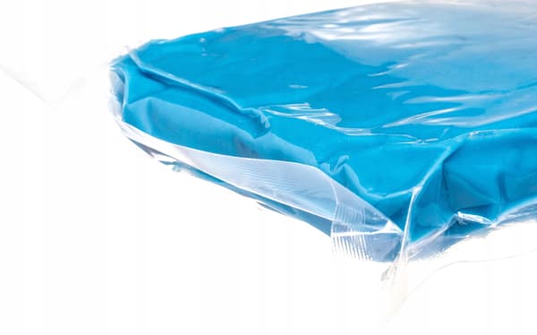 Ljusblå plastglasyr 250g 1-pack.