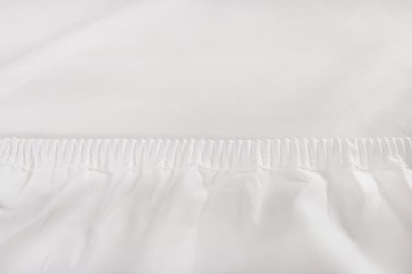 Jerseylakan med lycra 110/120x190/200x30 cm vit