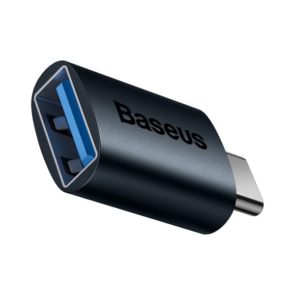 Baseus Ingenuity Series USB-C til USB-A 10Gb/s Adapter - Blå