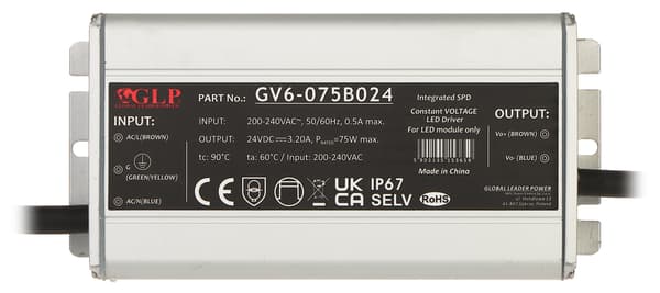 HAKKURIVIRTALÄHDE GV6-24V/3.2A