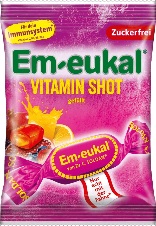 Em-eukal Vitamin Shot Sockerfria godisar 75 g