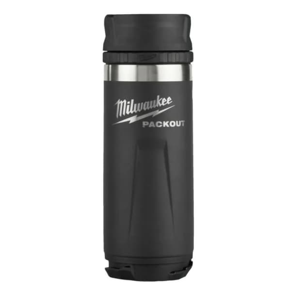 Milwaukee PACKOUT flaske 532 ml slurkelåg sort - 1 stk.