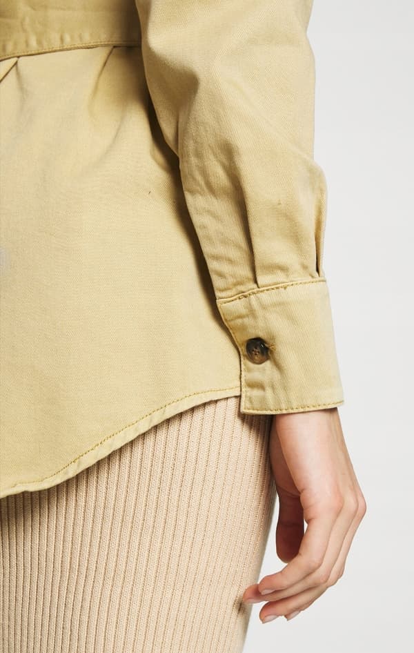 Glamorous naistentakki vyöllä beige 36