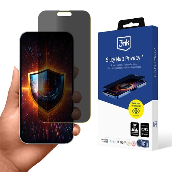 Apple iPhone 17 Pro - 3mk Silkesmatt Privacy