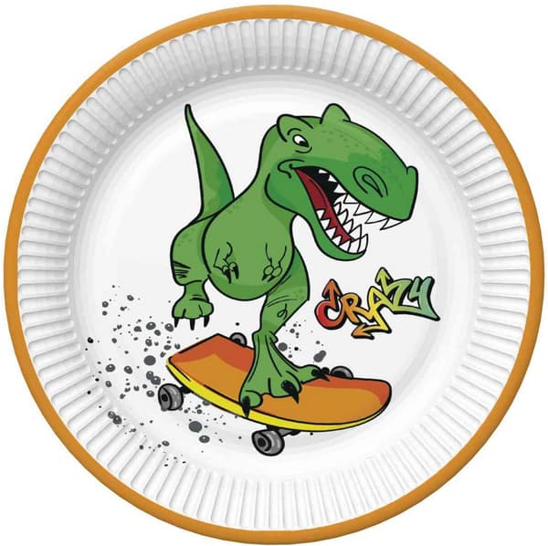 Lautas-, kuppi- ja lautasliinasetti, DINOSAURUS