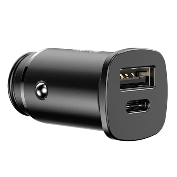 Baseus Square PPS QC4.0 / PD3.0 Billaddare 5A 30W (Svart)
