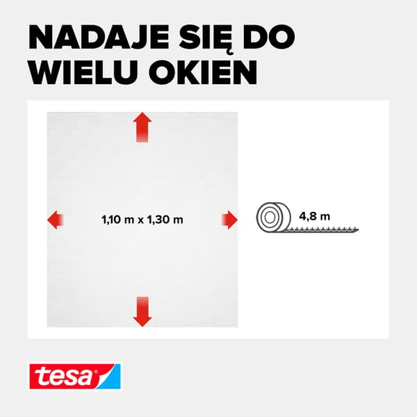 059277 TESA VELCRO STANDARD 1,1X1,3M HVID