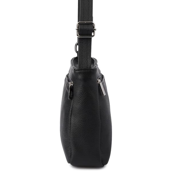 Dame Læder Messenger Taske Elegant Sort Beltimore L42