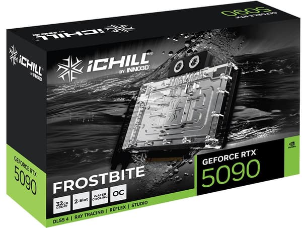 INNO3D RTX 5090 ICHILL FROSTBITE Grafikkort