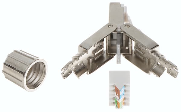 Skärmad modulär kontakt RJ45/FTP6A-HAND