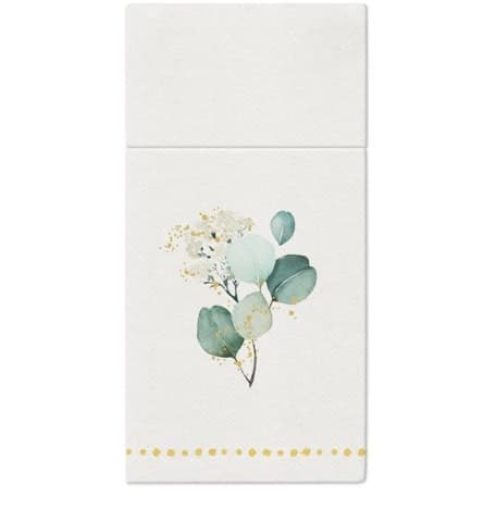 POCKETS Eucalyptus Bestik Servietter 25 stk.